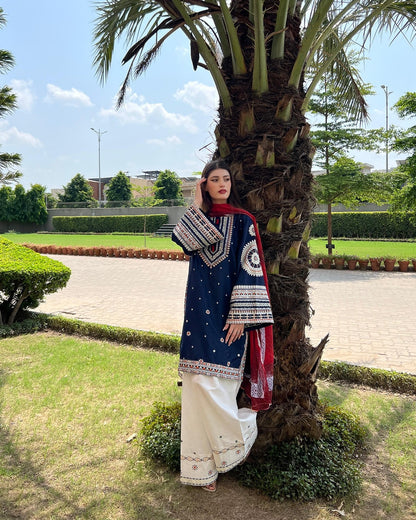 Midnight  Navy Ivory